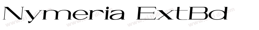 Nymeria ExtBd字体转换